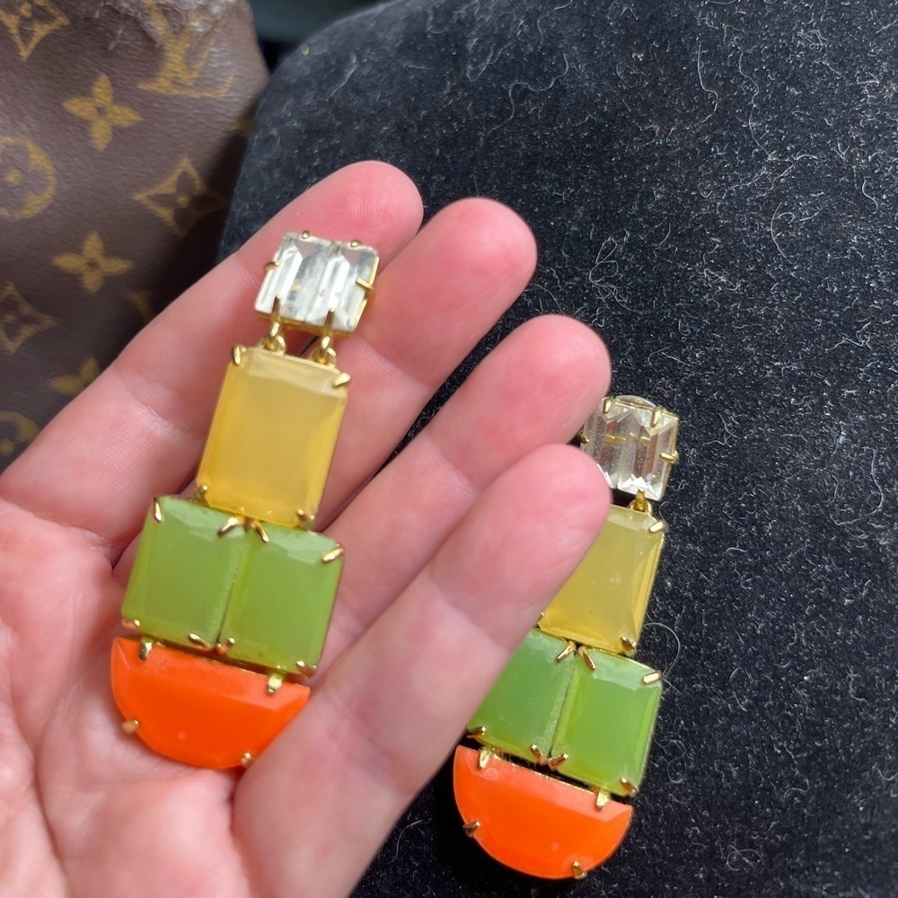 Kate Spade Multicolor Block Earrings